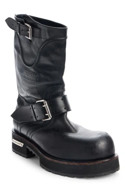 Balenciaga Boot Men Color Black 1 In Purple