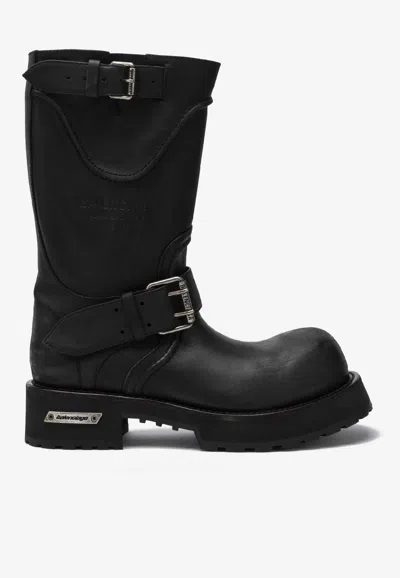 Balenciaga Venom Mid-calf Boots In Black
