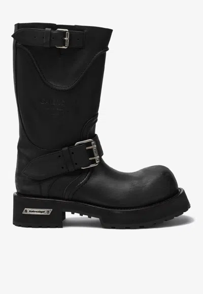 BALENCIAGA VENOM MID-CALF BOOTS