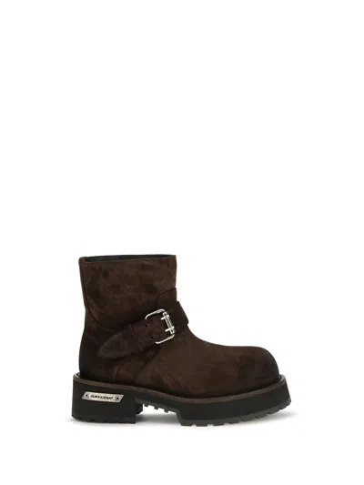 Balenciaga Venom Mini Ankle Boot In Brown