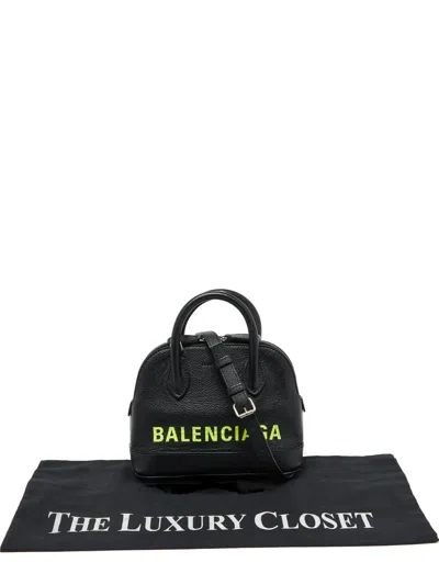 Pre-owned Balenciaga Ville Mini Bag In Black