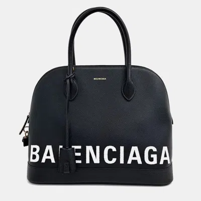 Pre-owned Balenciaga Ville Top Handle Bag In Black