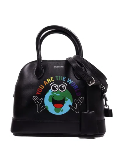 Pre-owned Balenciaga Ville Tote Bag In Black