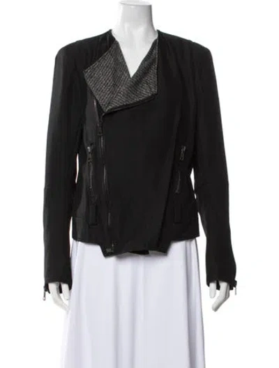 Pre-owned Balenciaga Vintage 2000's Biker Jacket In Black