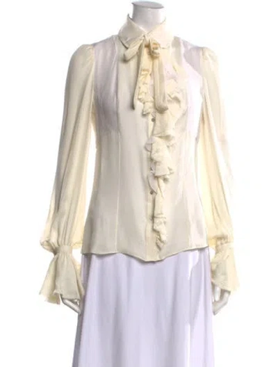 Pre-owned Balenciaga Vintage 2000's Blouse In Neutral