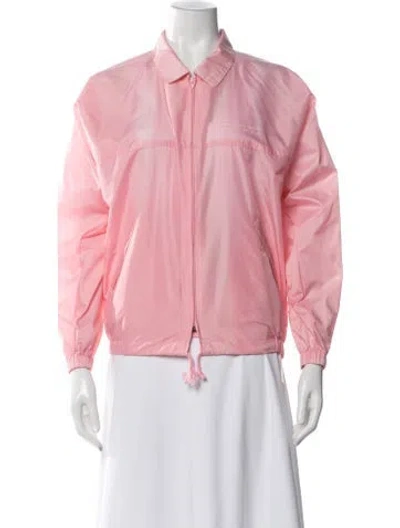 Pre-owned Balenciaga Vintage 2000's Bomber Jacket In Pink