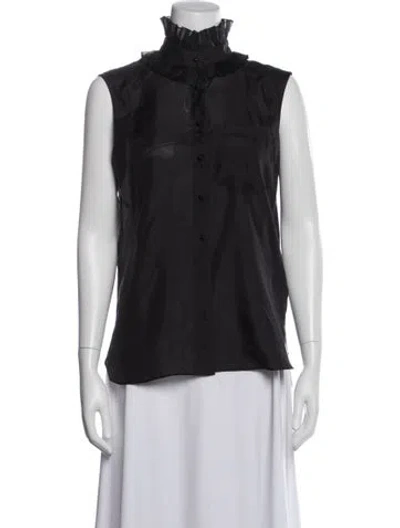 Pre-owned Balenciaga Vintage 2005 Blouse In Black