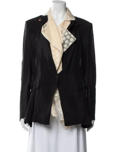 Pre-owned Balenciaga Vintage 2006 Blazer In Black/neutrals