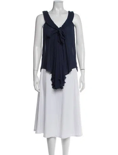 Pre-owned Balenciaga Vintage 2006 Blouse In Blue