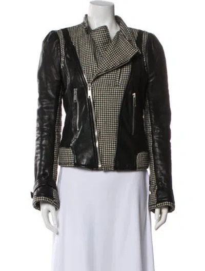 Pre-owned Balenciaga Vintage 2008 Biker Jacket In Black