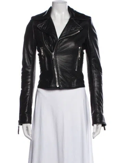 Pre-owned Balenciaga Vintage 2008 Biker Jacket In Black