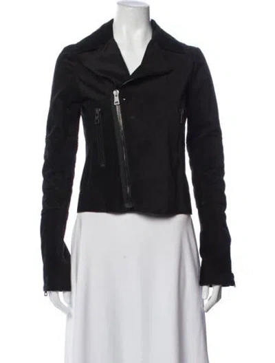 Pre-owned Balenciaga Vintage 2008 Biker Jacket In Black