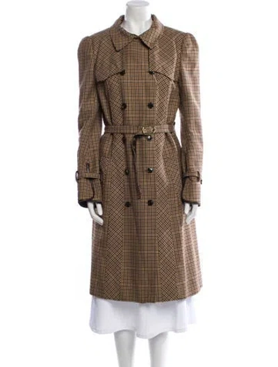 Pre-owned Balenciaga Vintage 2008 Trench Coat In Brown
