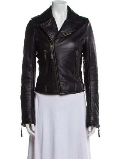 Pre-owned Balenciaga Vintage 2009 Biker Jacket In Black