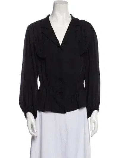 Pre-owned Balenciaga Vintage 2009 Blouse In Black