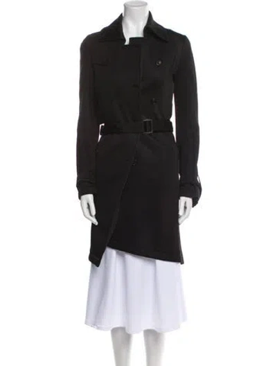 Pre-owned Balenciaga Vintage 2009 Trench Coat In Black