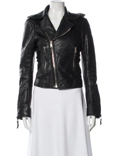 Pre-owned Balenciaga Vintage 2011 Biker Jacket In Black