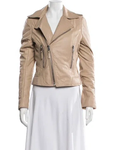 Pre-owned Balenciaga Vintage 2011 Biker Jacket In Neutrals
