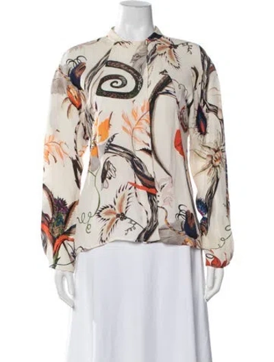 Pre-owned Balenciaga Vintage 2011 Blouse In Neutrals