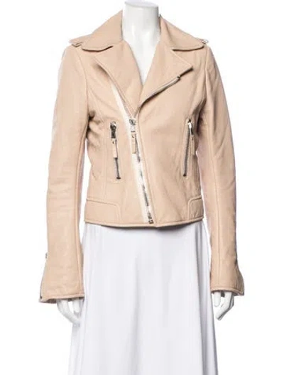 Pre-owned Balenciaga Vintage 2012 Biker Jacket In Pink
