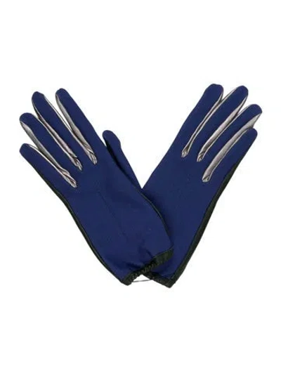Pre-owned Balenciaga Vintage 2012 Blue Mesh Gloves