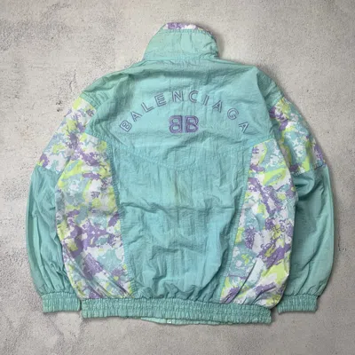 Pre-owned Balenciaga Vintage  Paris Jacket In Blue