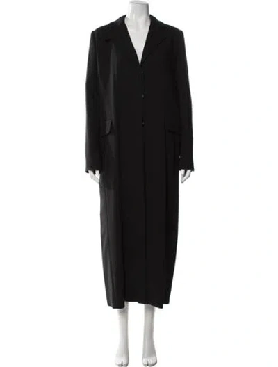 Pre-owned Balenciaga Vintage Late 1980's - Early 1990's Coat In Black