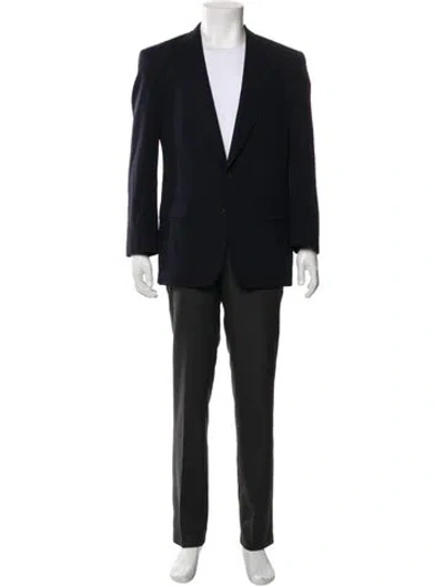 Pre-owned Balenciaga Vintage Late 1990's - Early 2000's Blazer In Blue