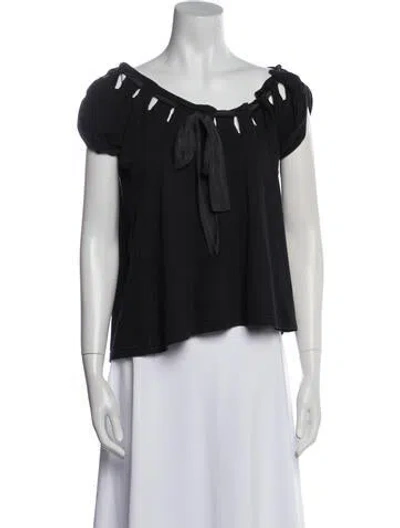 Pre-owned Balenciaga Vintage Late 1990's - Early 2000's Blouse In Black
