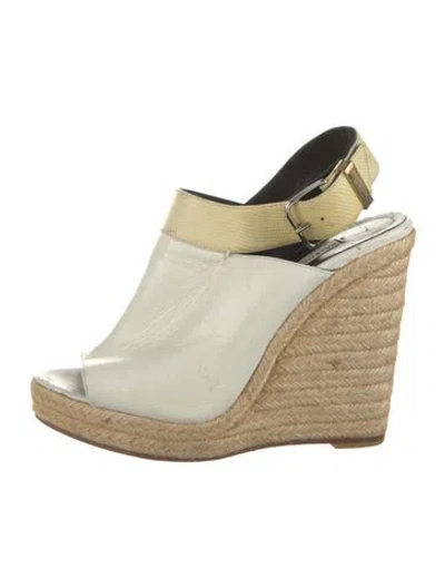 Pre-owned Balenciaga Vintage Leather Pumps In Neutrals