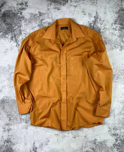 Pre-owned Balenciaga Vintage Luxury Orange  Shirt