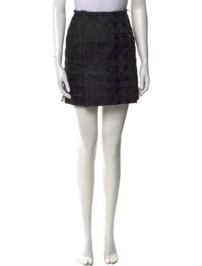 Pre-owned Balenciaga Vintage Mini Skirt In Black