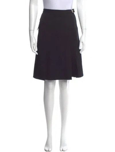 Pre-owned Balenciaga Vintage Mini Skirt In Black