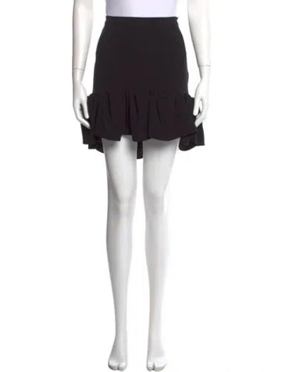 Pre-owned Balenciaga Vintage Mini Skirt In Black