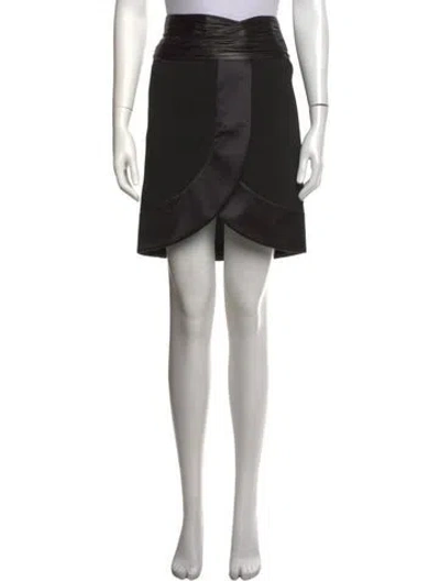 Pre-owned Balenciaga Vintage Mini Skirt In Black