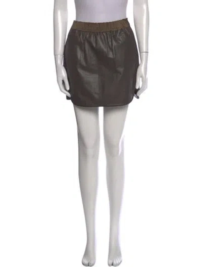 Pre-owned Balenciaga Vintage Mini Skirt In Brown