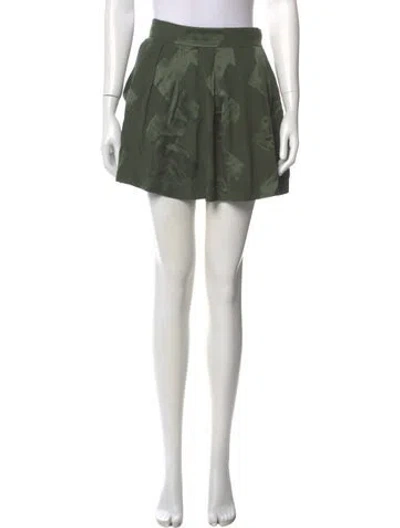 Pre-owned Balenciaga Vintage Mini Skirt In Green