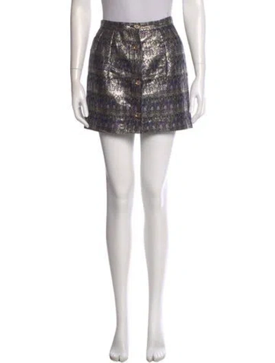 Pre-owned Balenciaga Vintage Mini Skirt In Multi