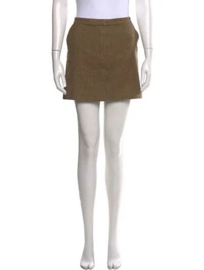 Pre-owned Balenciaga Vintage Mini Skirt In Neutral