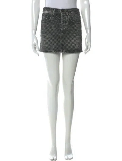 Pre-owned Balenciaga Vintage Mini Skirt W/ Tags In Gray