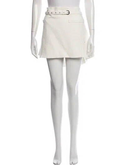 Pre-owned Balenciaga Vintage Mini Skirt In White
