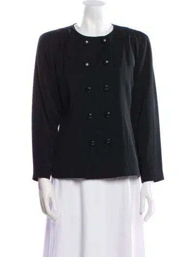 Pre-owned Balenciaga Vintage Quadrille Evening Jacket In Black