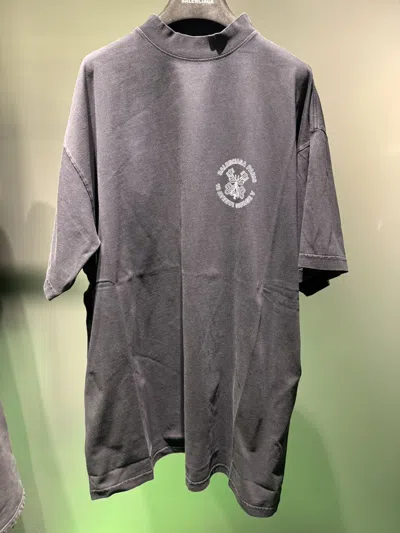 Balenciaga Vintage Short-sleeved T-shirt In Black