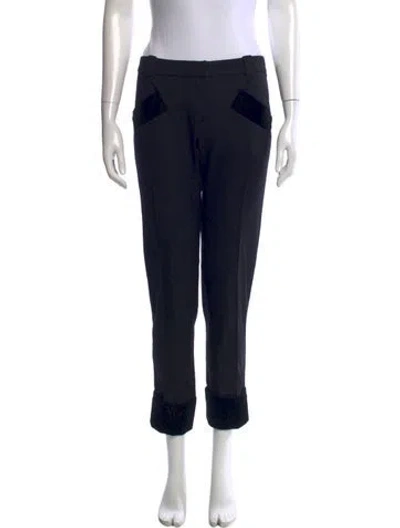 Pre-owned Balenciaga Vintage Straight Leg Pants In Black