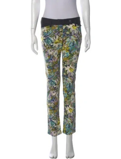Pre-owned Balenciaga Vintage Straight Leg Pants In Green