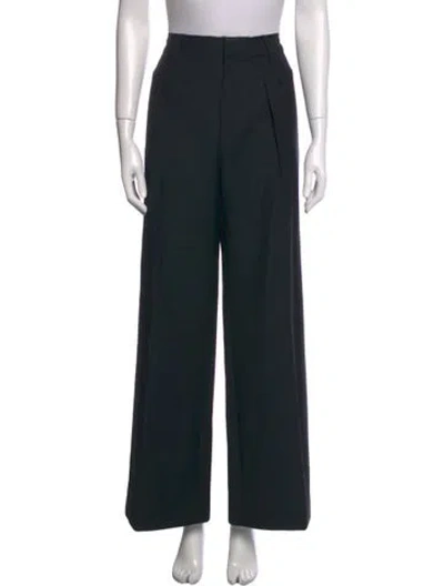 Pre-owned Balenciaga Vintage Wide Leg Pants In Black