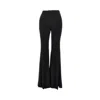 Balenciaga Viscose Flared Pants In Black