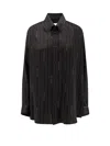Balenciaga Women Viscose Shirt In Brown