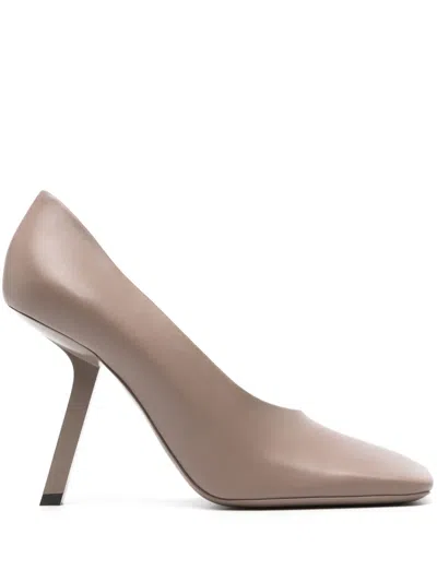 Balenciaga Void D'orsay 90mm Pumps In Grau