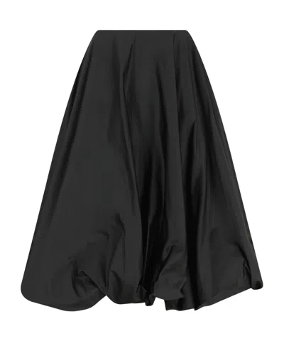 Balenciaga A-line Skirt In Black